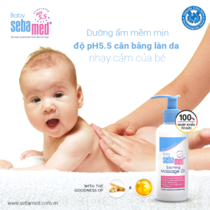 Review - Tinh Dầu Massage Sebamed Baby 1 - 1 Tinh dầu masage cho bé sebamed baby