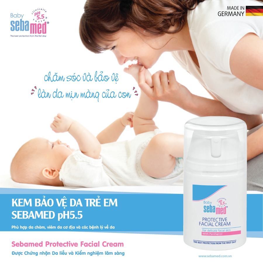 banner kem bao ve da cho be sebamed pH5 5 - 5 - Sebamed