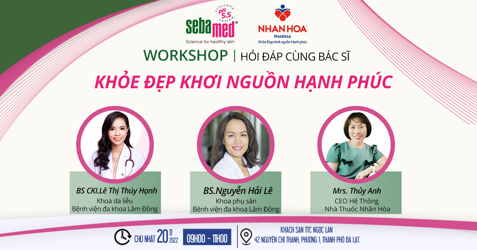 Workshop Khỏe Đẹp Khơi Nguồn Hạnh Phúc